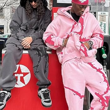 Soosuihoo Pink Spider Full Zip Hoodie Y2k Rhinestone Skull